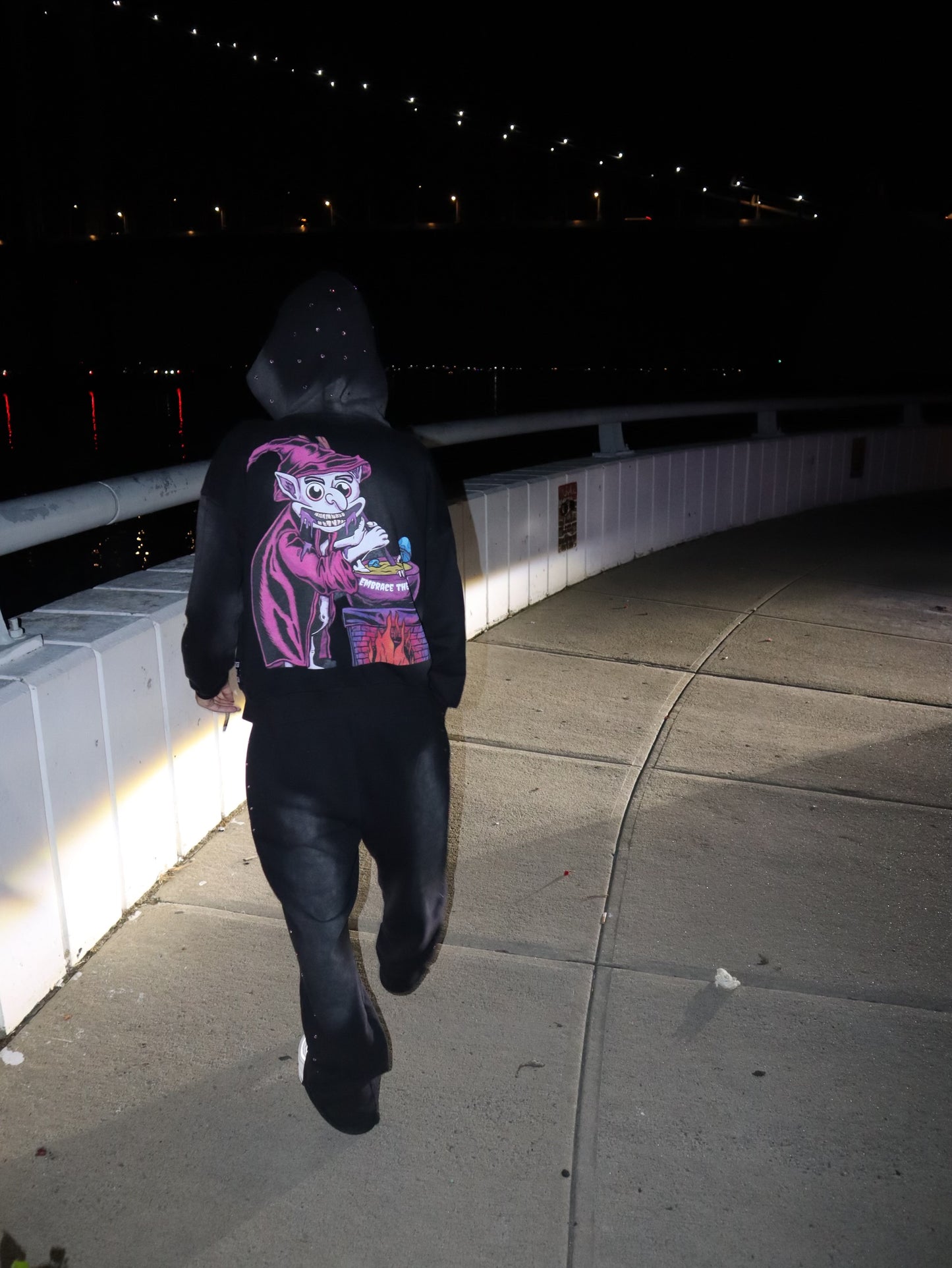 Majestic zip up Flare set