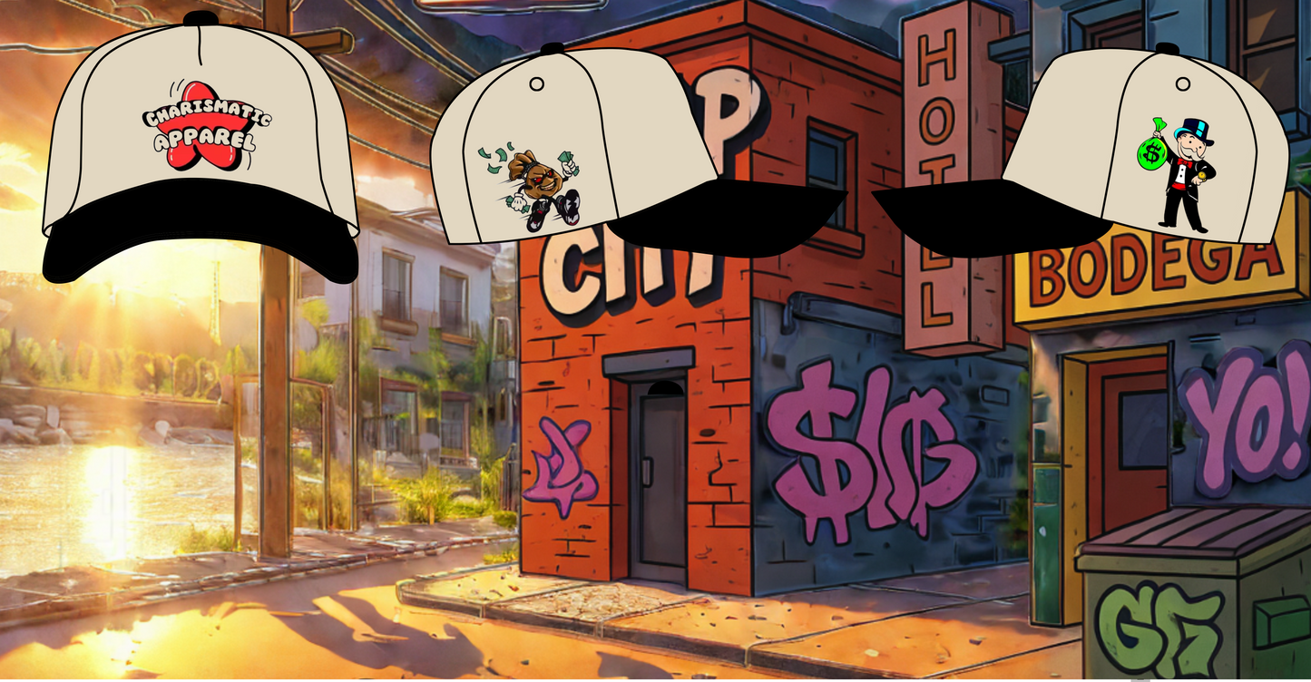 Hustler x monopoly Cap